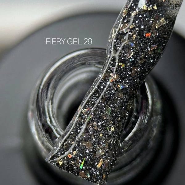 Saga Professional Світловідбивний гель лак Fiery gel №29