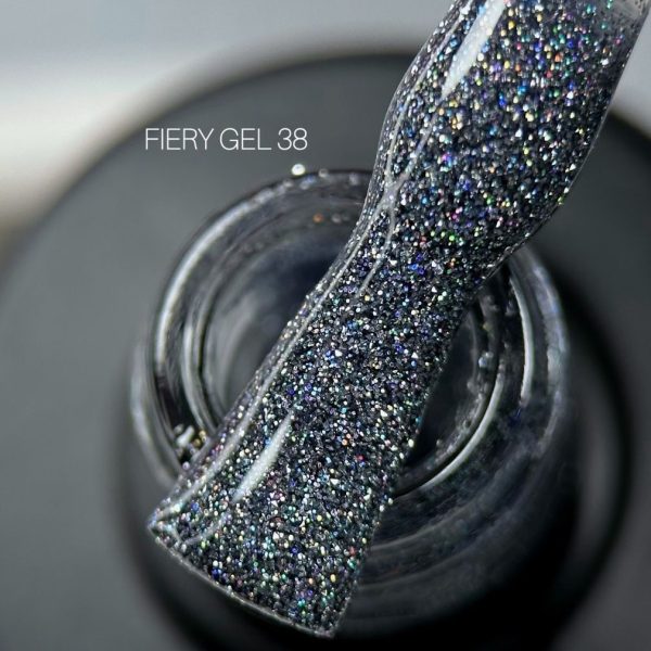 Saga Professional Світловідбивний гель лак Fiery gel №38