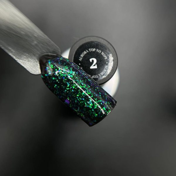 Топ зі слюдою , Aurora top Shine Color №2