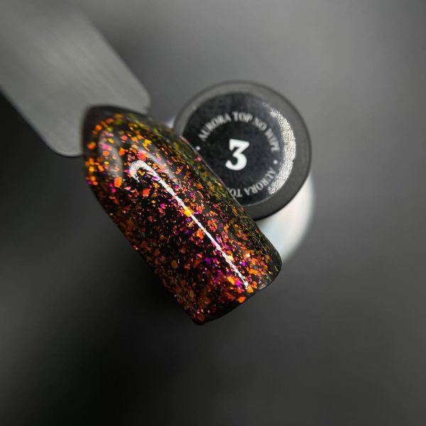 Топ зі слюдою , Aurora top Shine Color №3