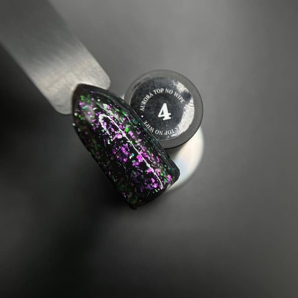 Топ зі слюдою , Aurora top Shine Color №4