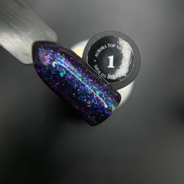 Топ зі слюдою , Aurora top Shine Color №1