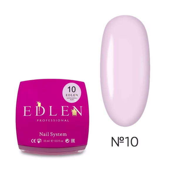 Рідкий гель ,Water Acrygel Nude Edlen №10 , 15 мл
