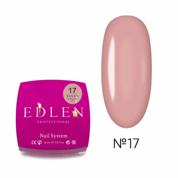 Рідкий гель ,Water Acrygel Nude Edlen №17 , 15 мл