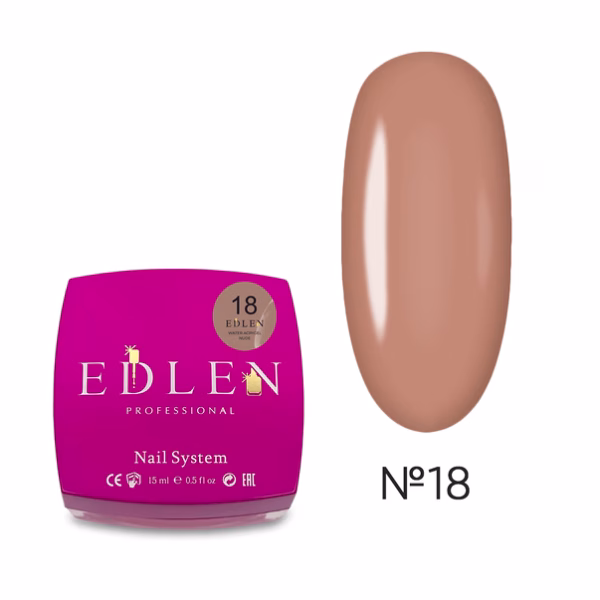 Рідкий гель ,Water Acrygel Nude Edlen №18 , 15 мл
