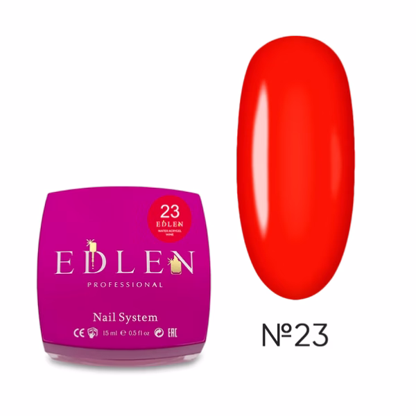Рідкий гель ,Water Acrygel Nude Edlen №23 , 15 мл