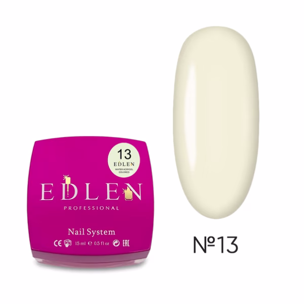 Рідкий гель ,Water Acrygel Nude Edlen №13 , 15 мл