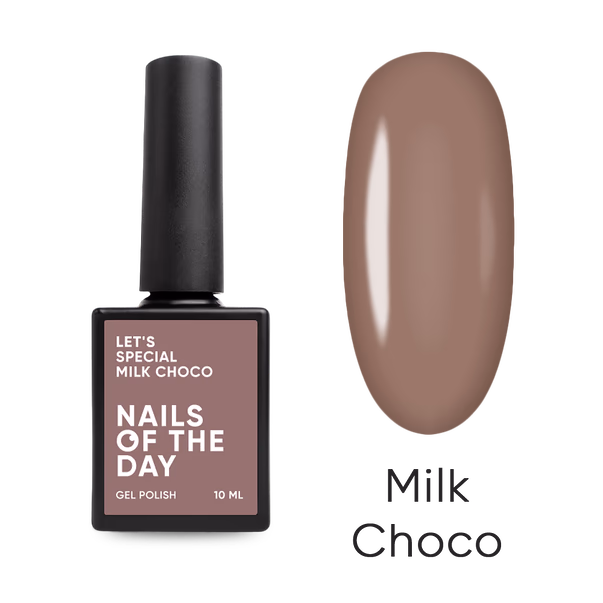 Гель Лак NAILSOFTHEDAY LET'S SPECIAL MILK CHOCO , 10 МЛ
