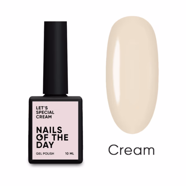 Гель Лак NAILSOFTHEDAY LET`S SPECIAL CREAM , 10 МЛ