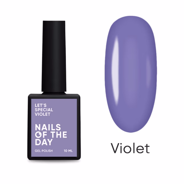 Гель Лак  NAILSOFTHEDAY LET`S SPECIAL VIOLET,  10 МЛ