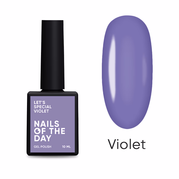 Гель Лак NAILSOFTHEDAY LET`S SPECIAL VIOLET, 10 МЛ