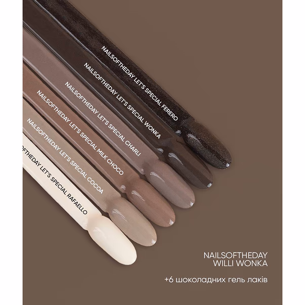 Гель Лак NAILSOFTHEDAY LET'S SPECIAL COCOA , 10 МЛ — изображение 2