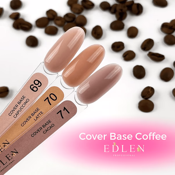 Камуфлююча база Cover base Coffee Edlen №69 , 17 мл — изображение 3