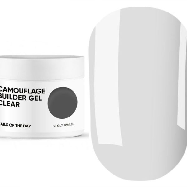 NAILSOFTHEDAY Camouflage builder gel Clear , 30 мл