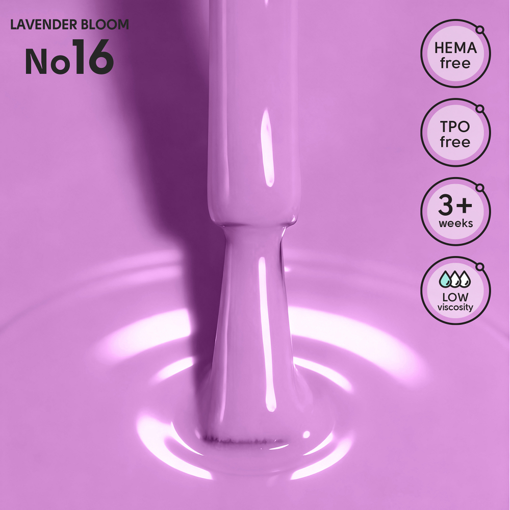 Гель-лак 16 Lavender Bloom Shelly 12 мл — изображение 2