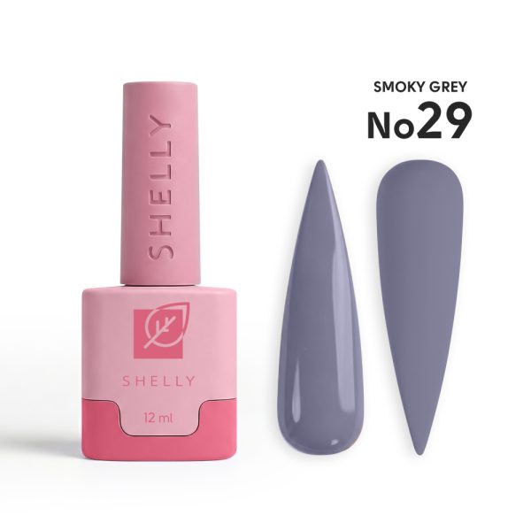 Гель-лак 29 Smoky Grey Shelly 12 мл