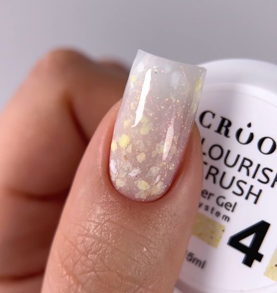 Crooz Flourish Crush Builder Gel №04 ,15 ml