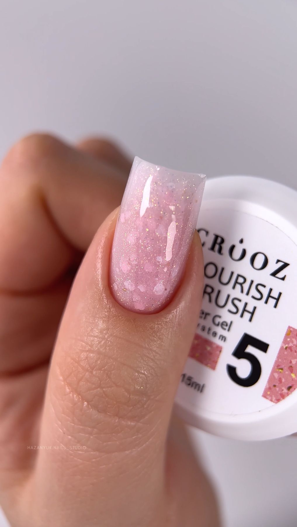 Crooz Flourish Crush Builder Gel №05 ,15 ml