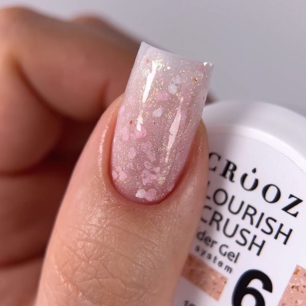 Crooz Flourish Crush Builder Gel №06 ,15 ml