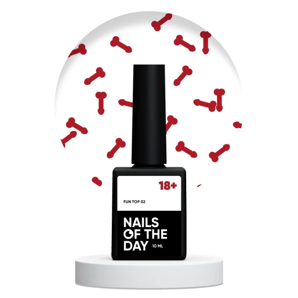 NAILSOFTHEDAY FUN! top № 02 — топ без липкого шару, 10 мл