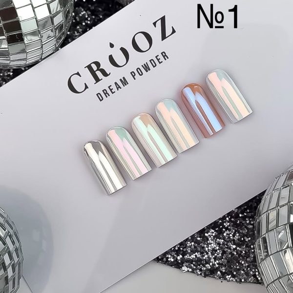 Втирка Dream Powder №1 Silver Mist — ефект мокрого срібла