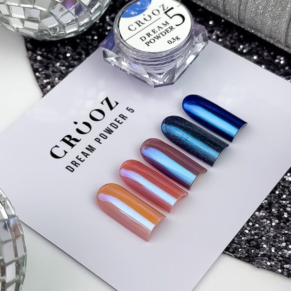 Втирка Dream Powder №5 Midnight Blue — холодний синій метал