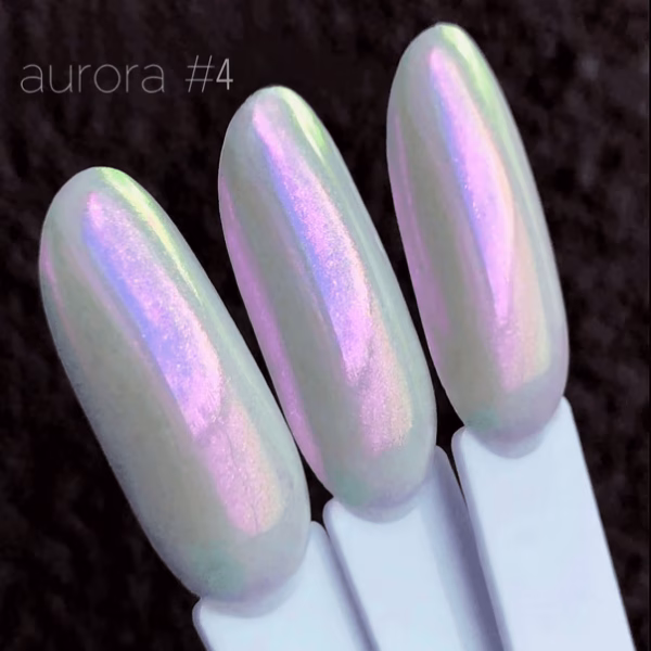 RichcoloR Перлинна втирка для нігтів Аврора №4