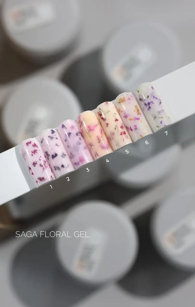 Рідкий гель Saga Liquid Floral gel № 6 , 15 мл — изображение 2