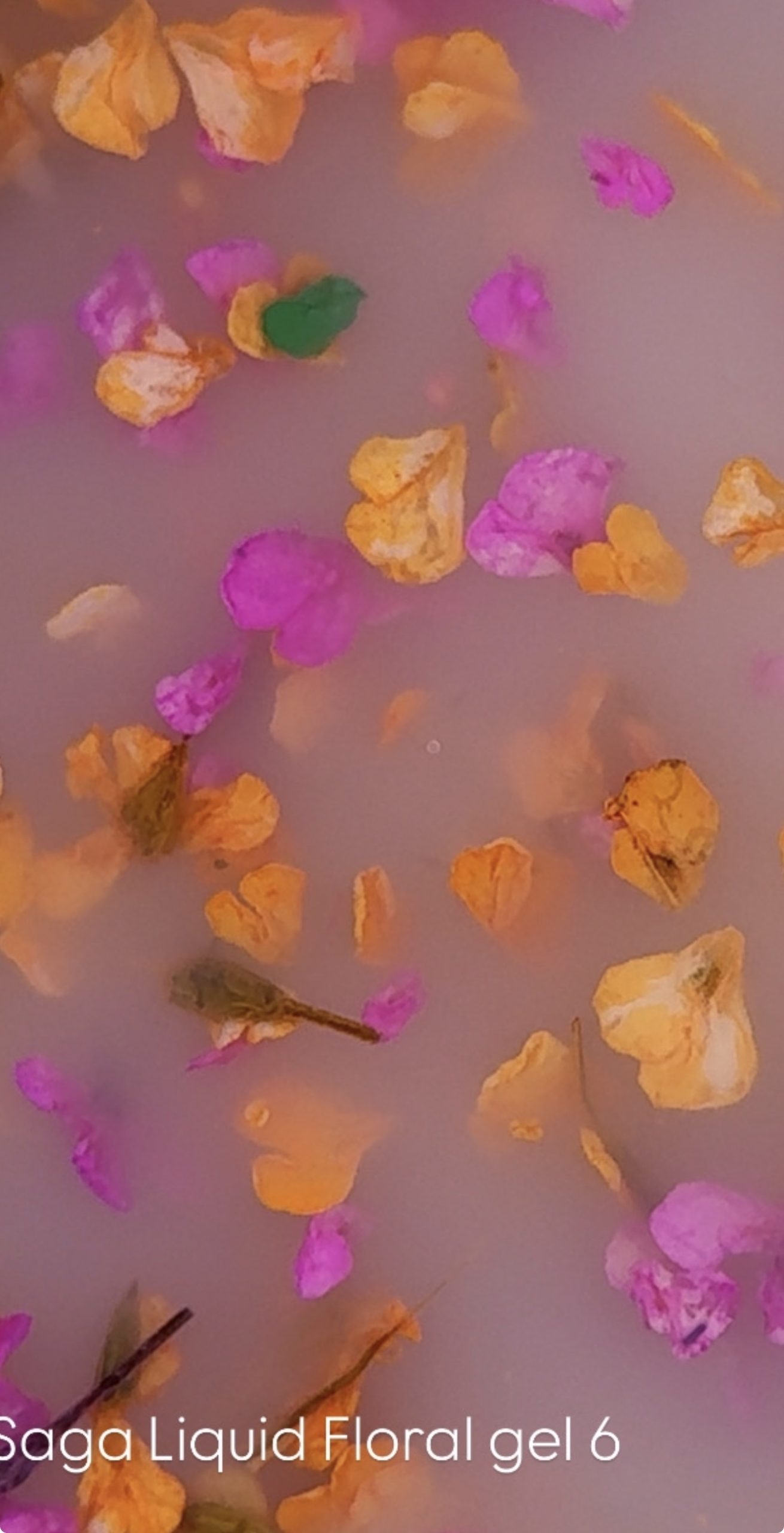 Рідкий гель Saga Liquid Floral gel № 6 , 15 мл