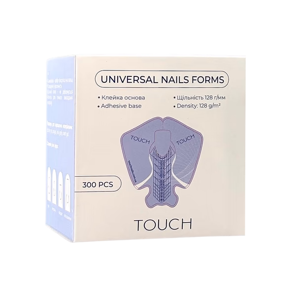 Нижні форми Touch Universal Nails Forms , 300 шт — изображение 4
